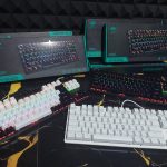 3 Keyboard Mechanical RGB Leaven K550 Rp. 250.000