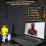 Laptop ThinBook Bisnis Rasa Gaming! Ryzen 7 4700U + SSD 512GB Ngebut!