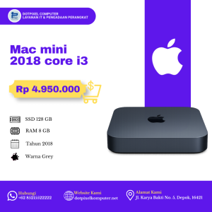 Mac mini 2018 core i3 8/128🔥