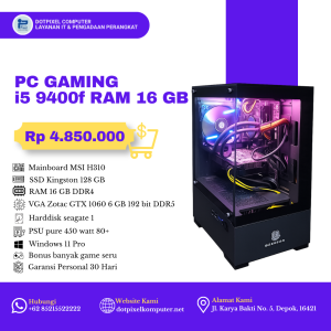 PC Gaming i5 9400f RAM 16 GB🔥