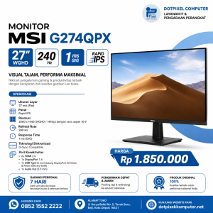 Monitor MSI G274QPX 27" 240 Hz